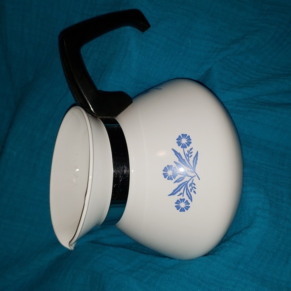 *Vintage* Blue Cornflower Corning Wear 6 Cup Tea Pot P-104 - Picture 5 of 9
